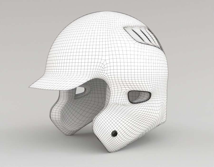 Baseball Helmet PBR  preview image 5